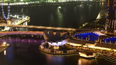 singapore marina bay at night