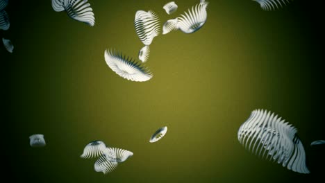 abstract background floating pulsing organic shapes 9