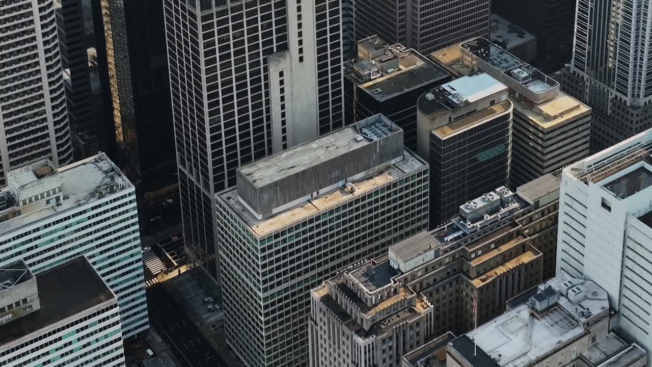 Drones capture aerial view of Philadelphia's bustling skyline