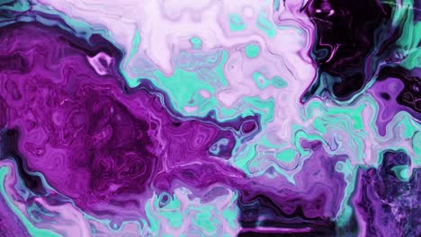animación de líquido de color vibrante que fluye en movimiento hipnótico