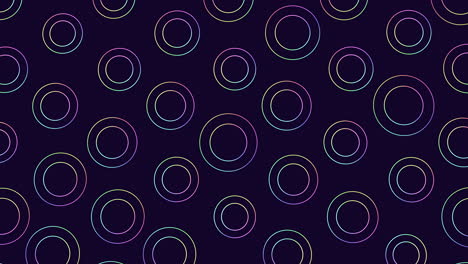 dynamic circle pattern colorful circles on dark background