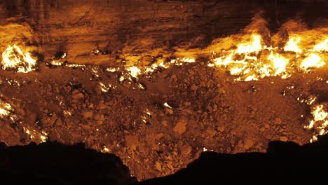 flames in gas crater turkmenistan 03