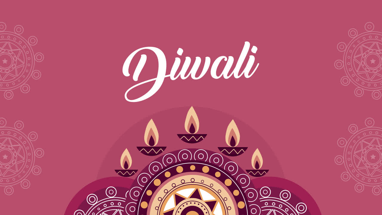 diseño gráfico de la celebración de diwali