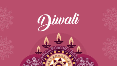 diseño gráfico de la celebración de diwali