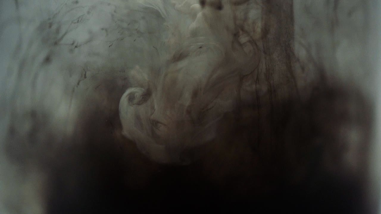 Paint floating in water looking like majestic nebulas. Stable shot with the Sony a7iii