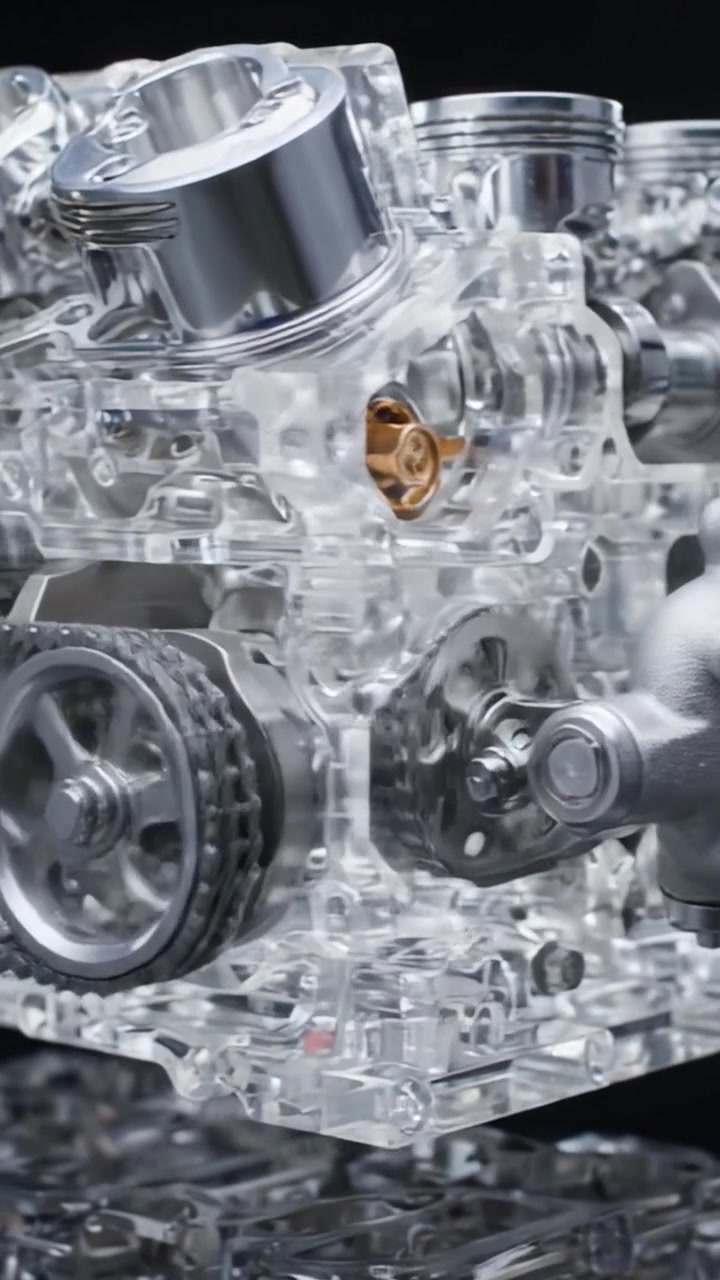 An In-Depth Look at a Clear-Cased Engine Component Showcasing Intricate Mechanical Design and Functionality in Modern Automotive Engineering
