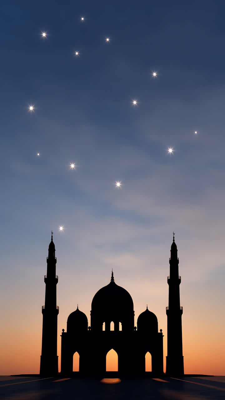 Eid al-Adha Moschea Sfondo islamico 4K