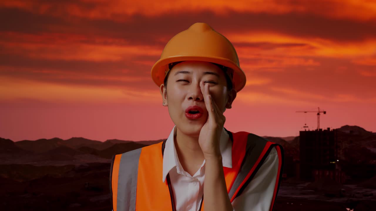 해가 지면 건설 엔지니어