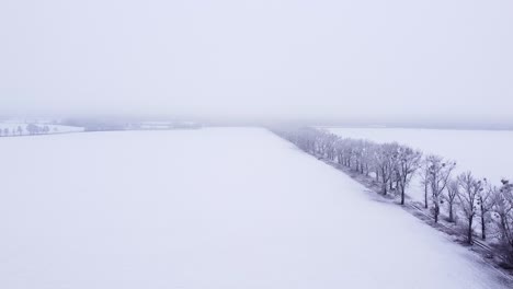 countryside winter landscape