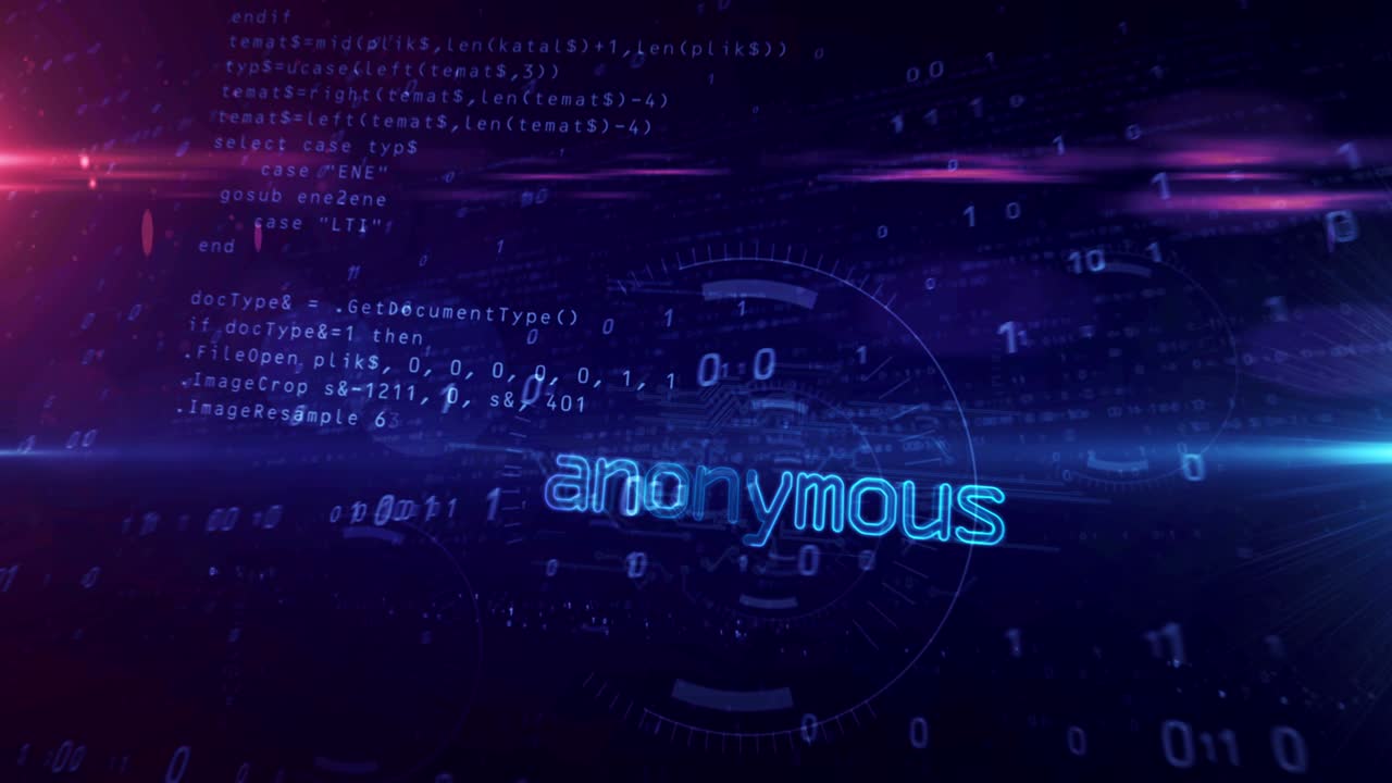 animación de túnel anónima y abstracta con bucle