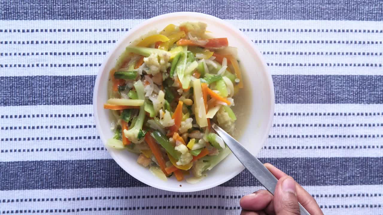 혼합 채소 요리