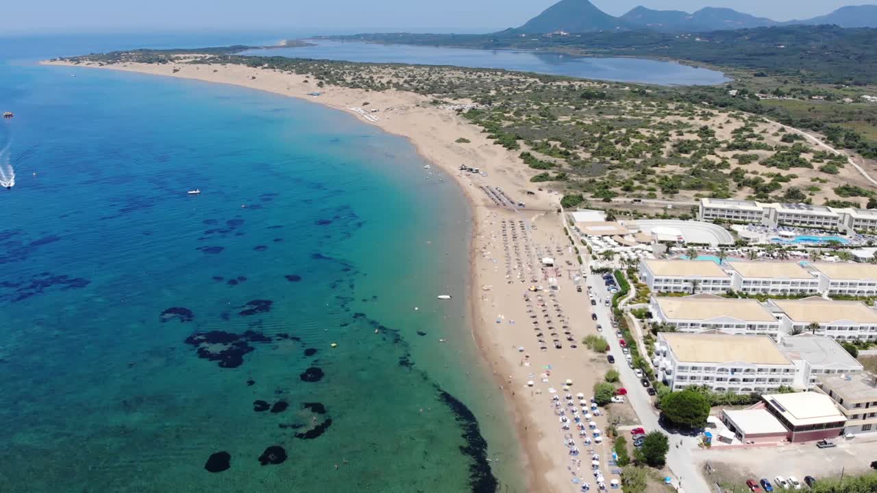 Riprese aeree 4K della costa di Corfù