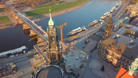 luftaufnahme von dresden, deutschland