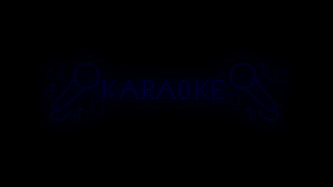 el logotipo de la luz del karaoke