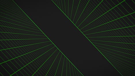 Animation-Eines-Grünen-Gitters,-Das-Diagonal-Auf-Grauem-Hintergrund-Positioniert-Ist