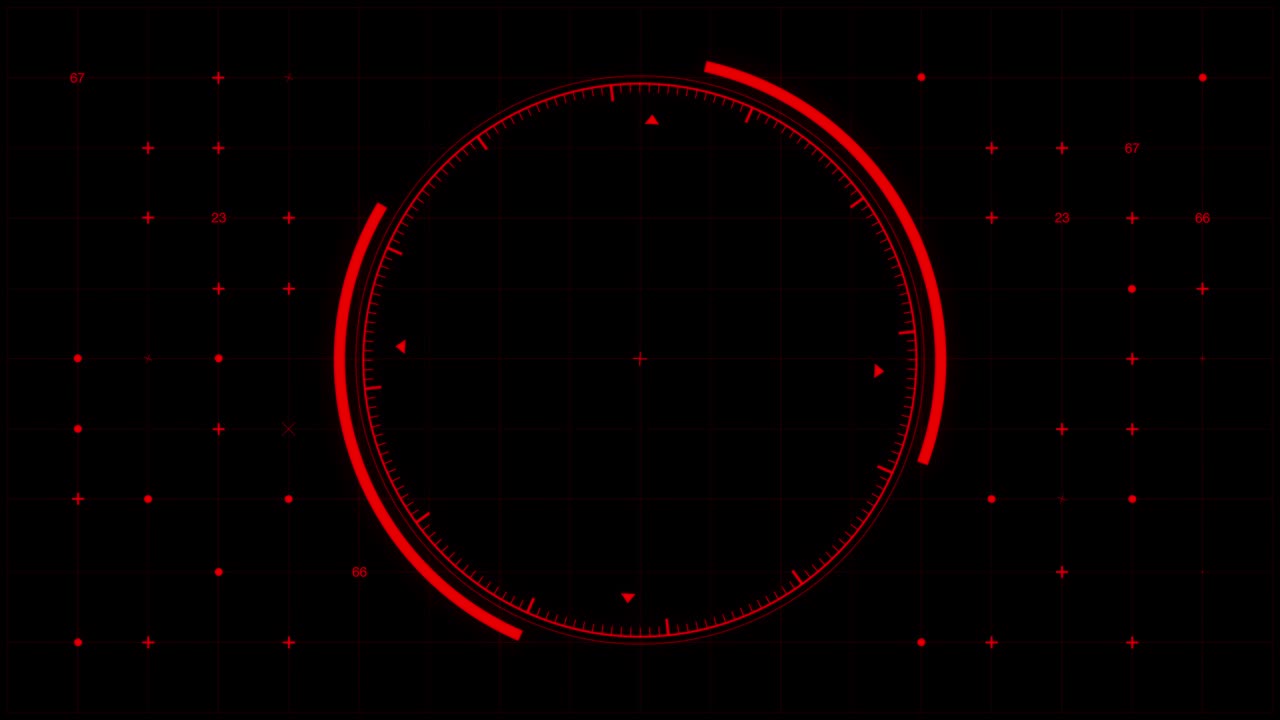 Set your sights on it.Cool monitor screen. Red version.