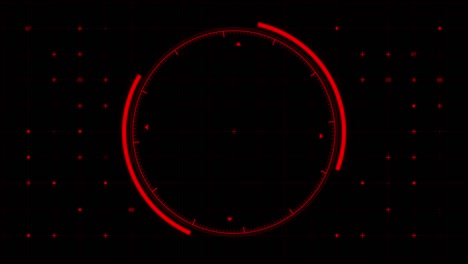 set your sights on it.cool monitor screen. red version.