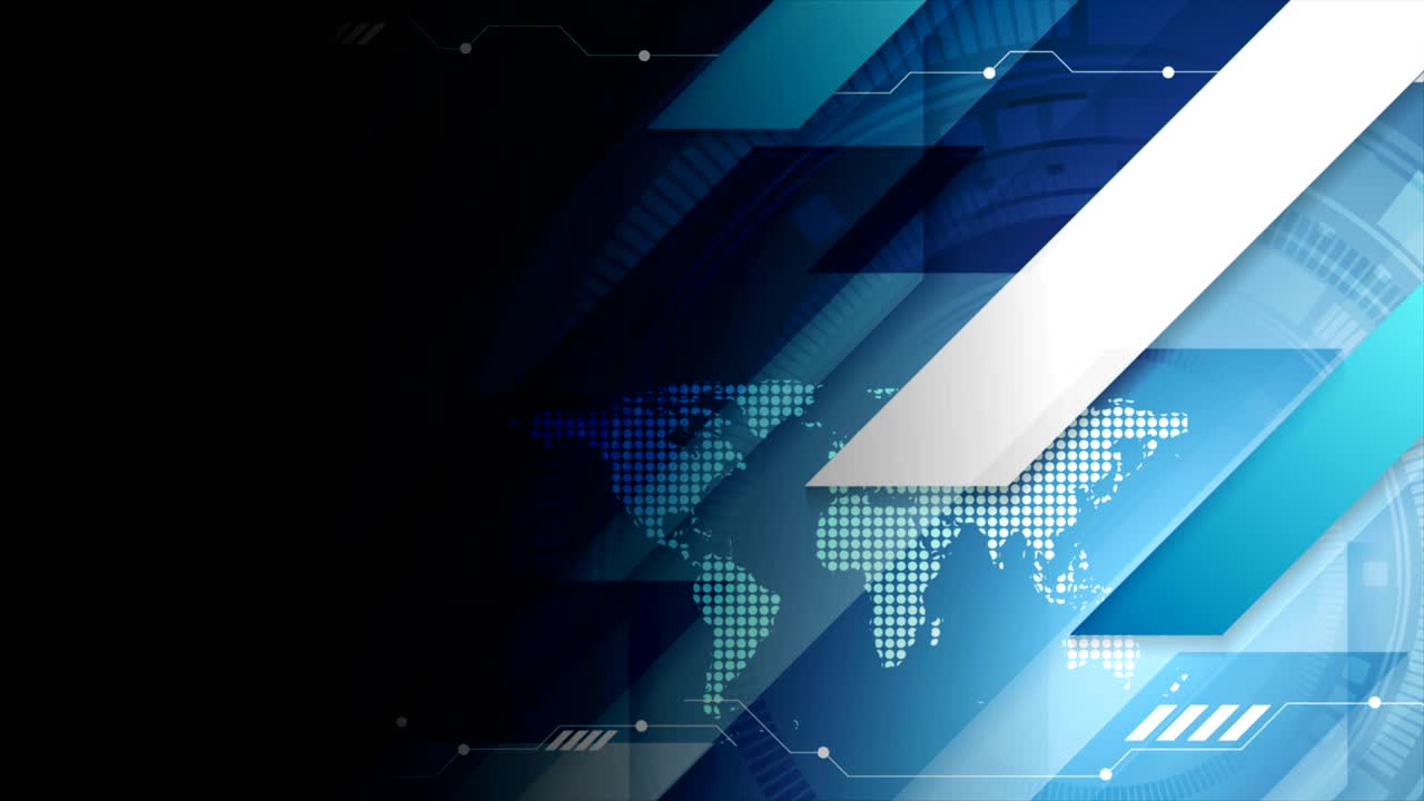 Abstract technology futuristic HUD gear motion background