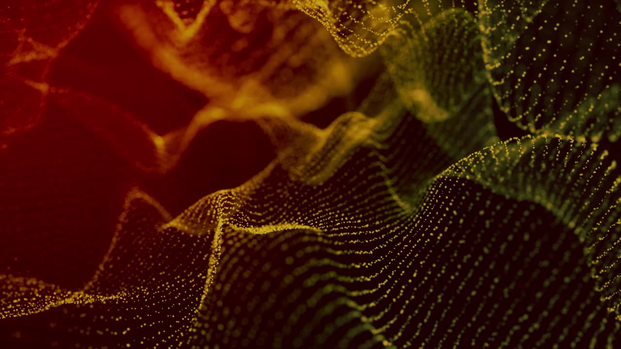 fondo 3d abstracto con ondas en movimiento