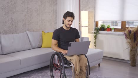 Disabled-teenager-making-video-calls.