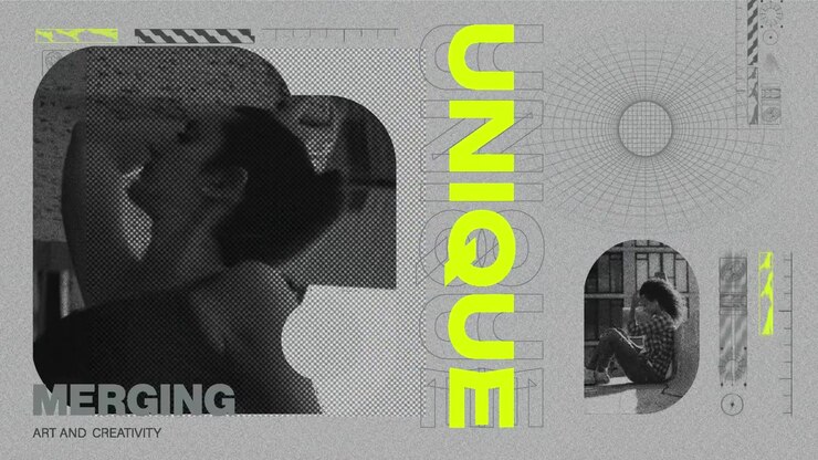 Dynamic Motion Graphics Intro with Abstract Geometric Patterns and Human Footage