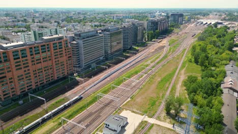 Aerial-railway-station