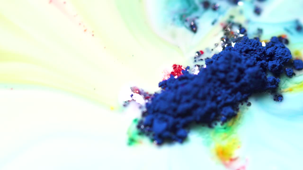 Arte fluida astratta con colori e texture