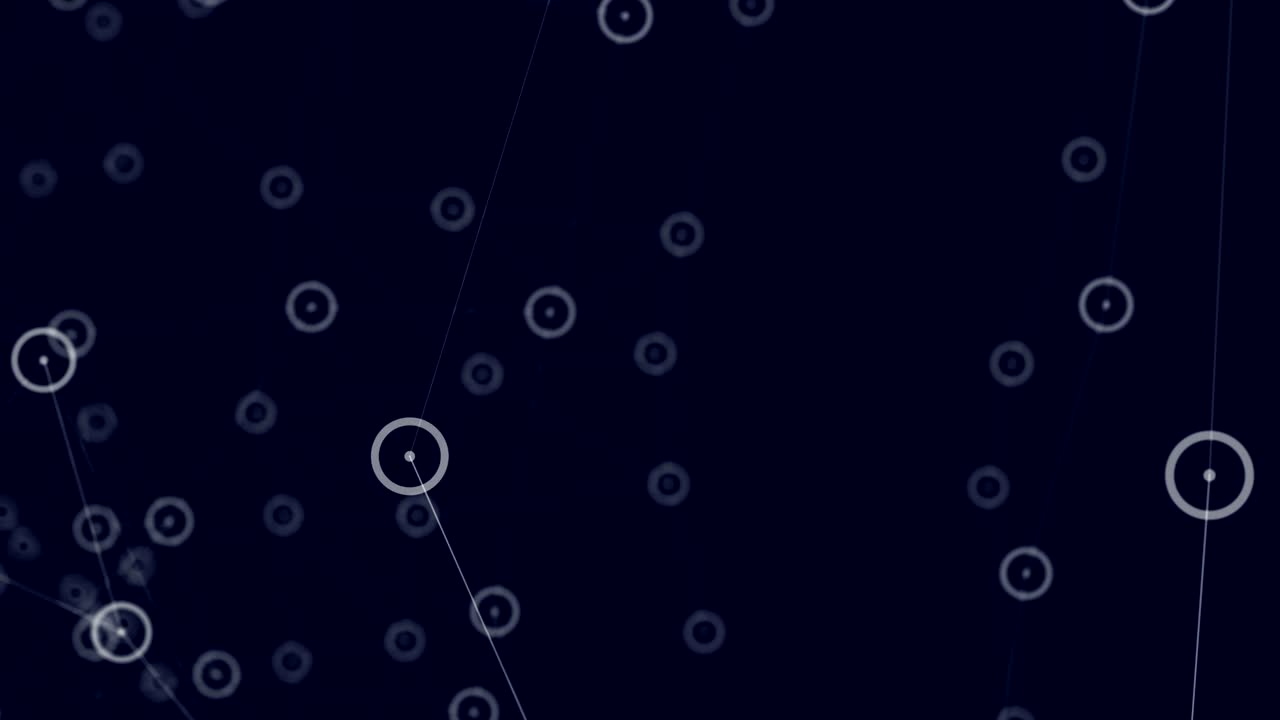 Abstract connected network or molecular structure