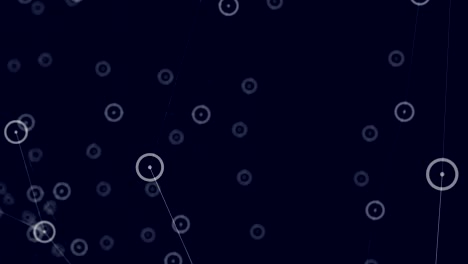 abstract connected network or molecular structure