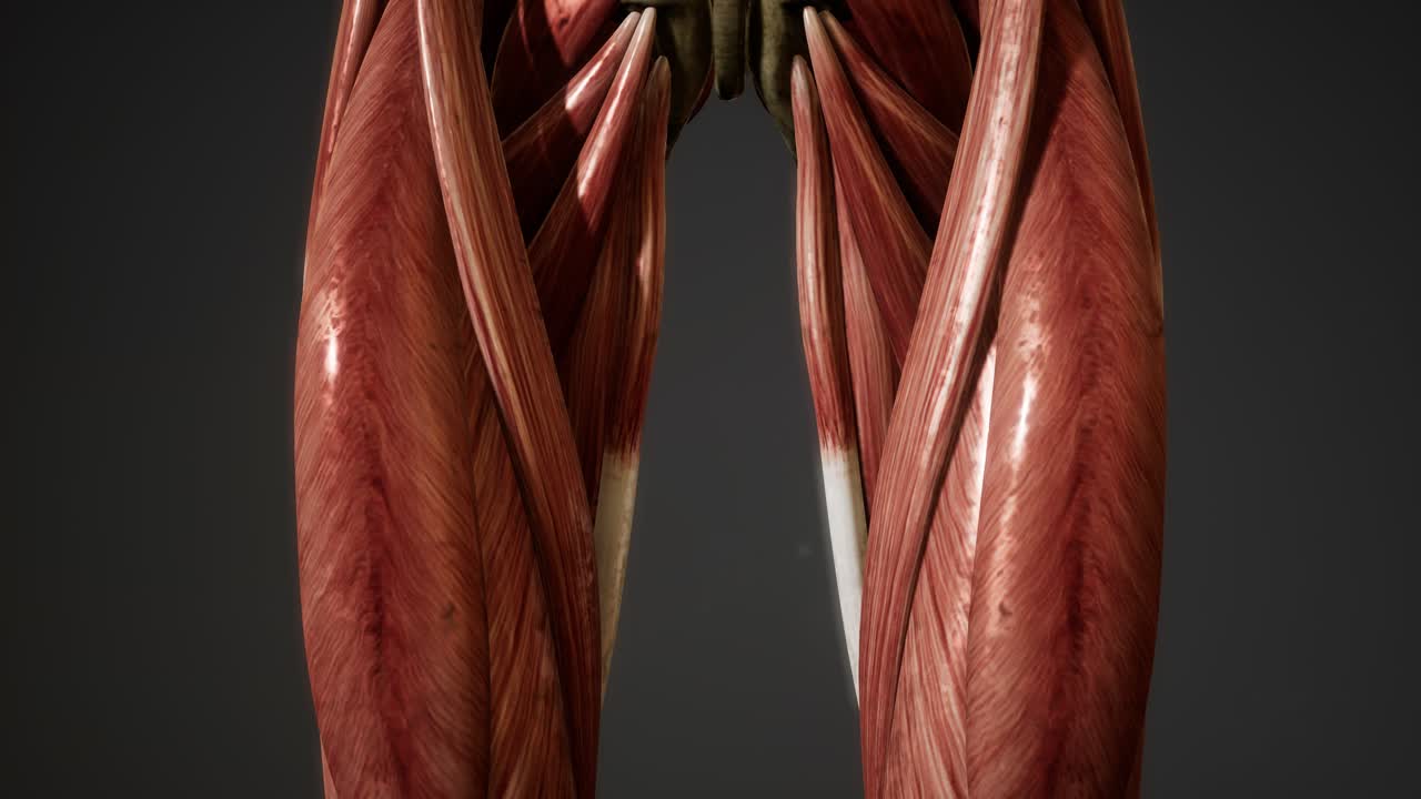 인간 신체 애니메이션의 근육 시스템