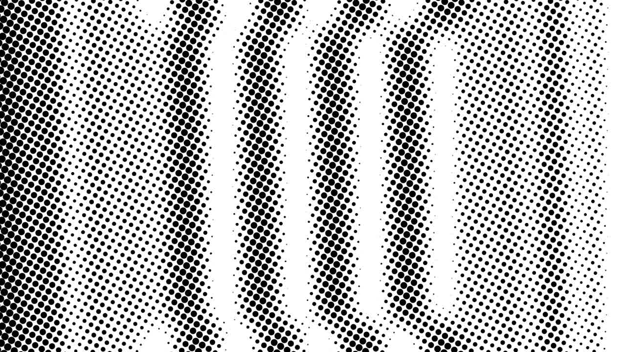 medio tono de muchos puntos, fondo abstracto generado por computadora, fondo de renderización 3d con efecto de ilusión óptica