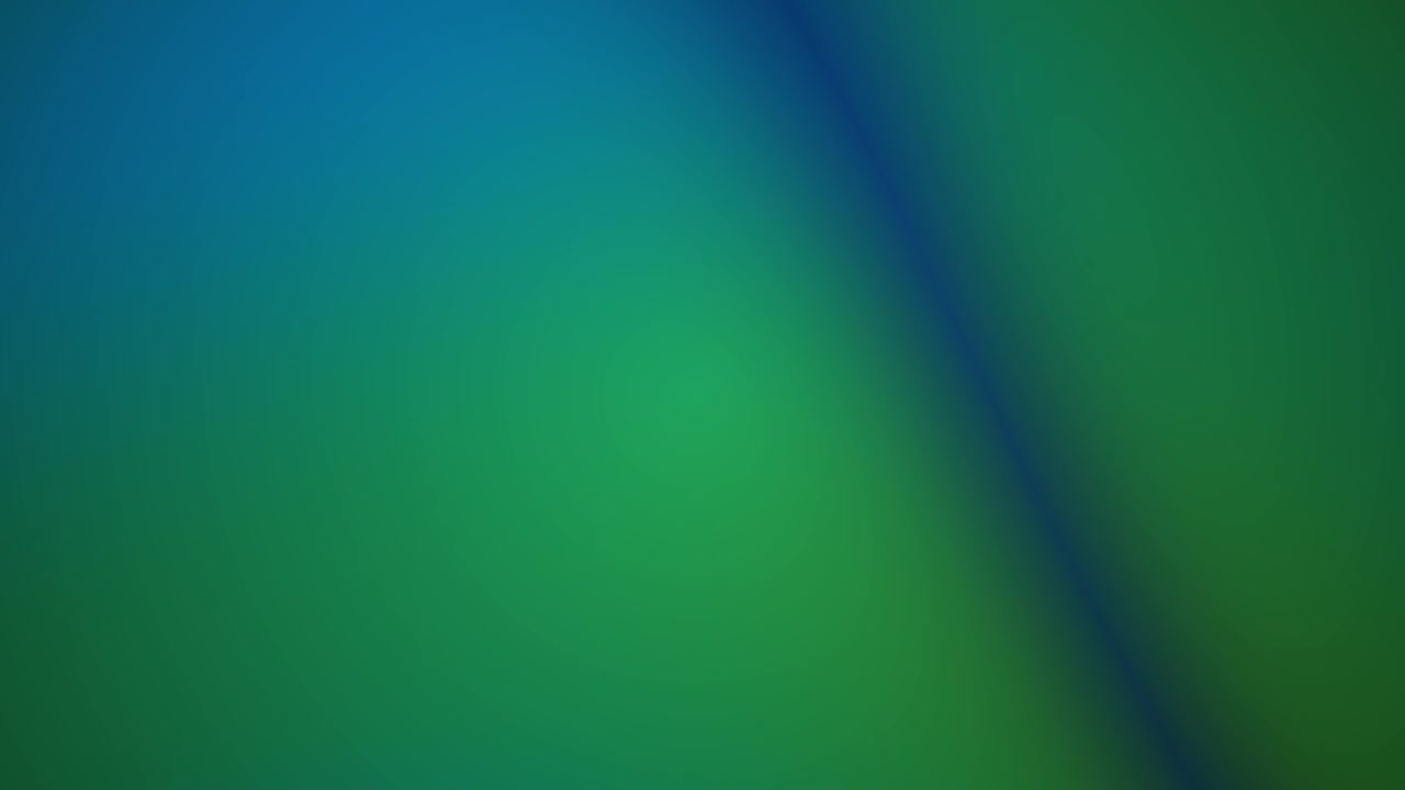 Sfondo animato astratto con onde sfumate verdi e blu