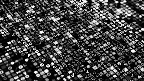 abstract interface icons