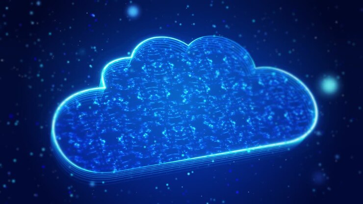 Digital Cloud Icon