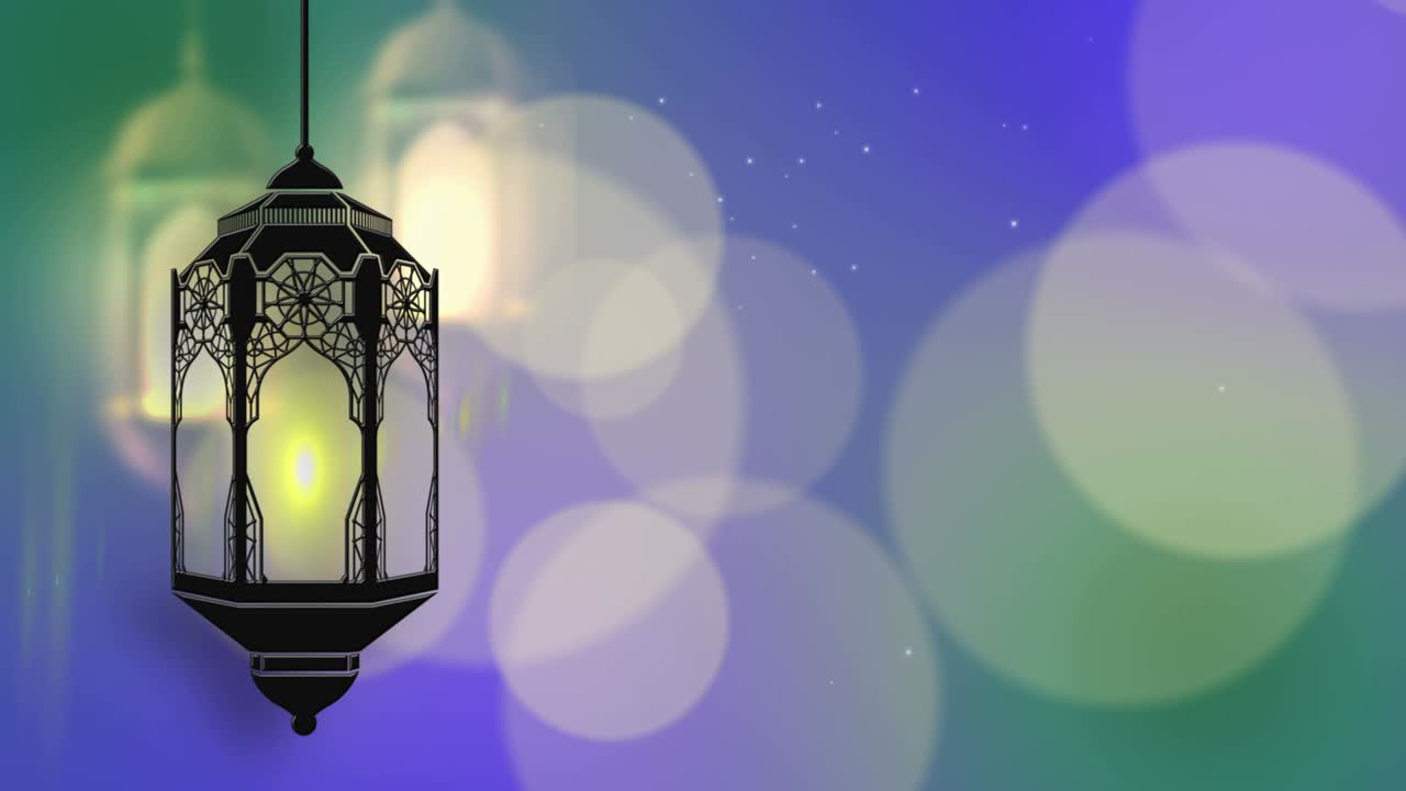 linterna de la vela de ramadán