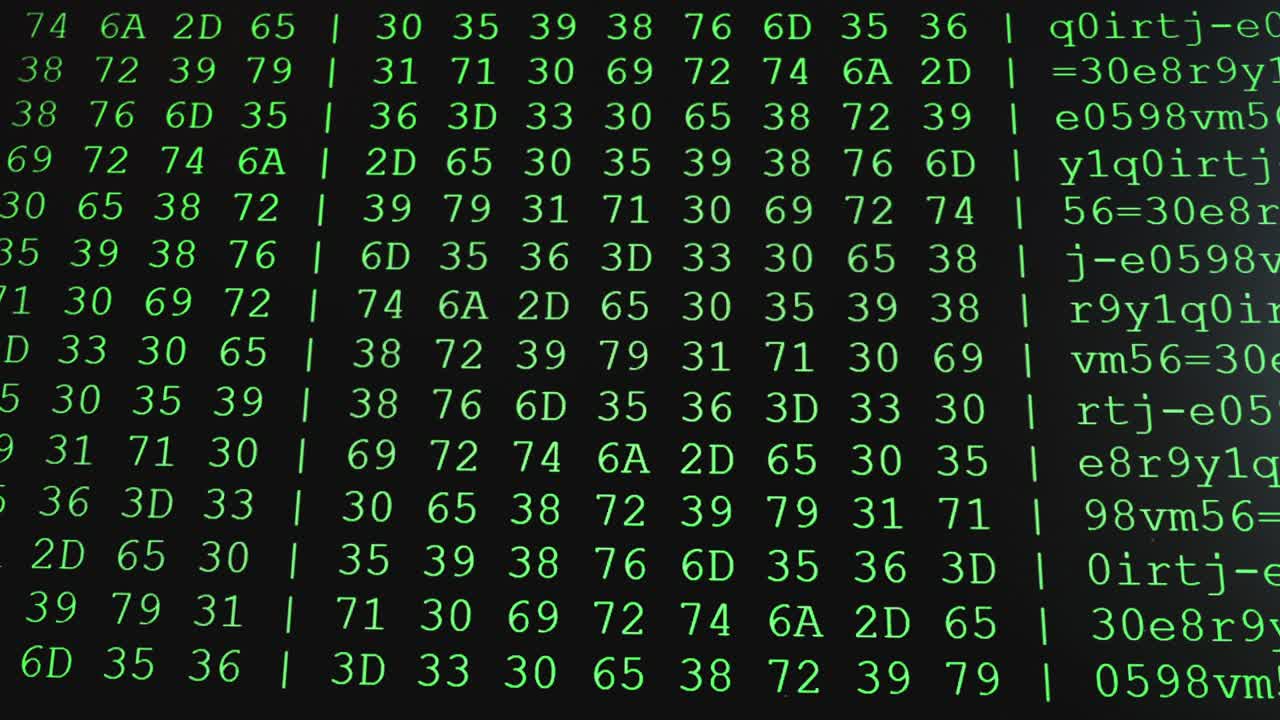 código de programa en la pantalla del pc