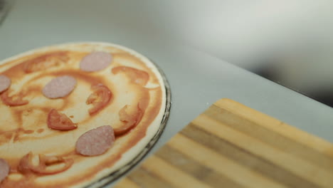 chef panadero cocinero de pizza