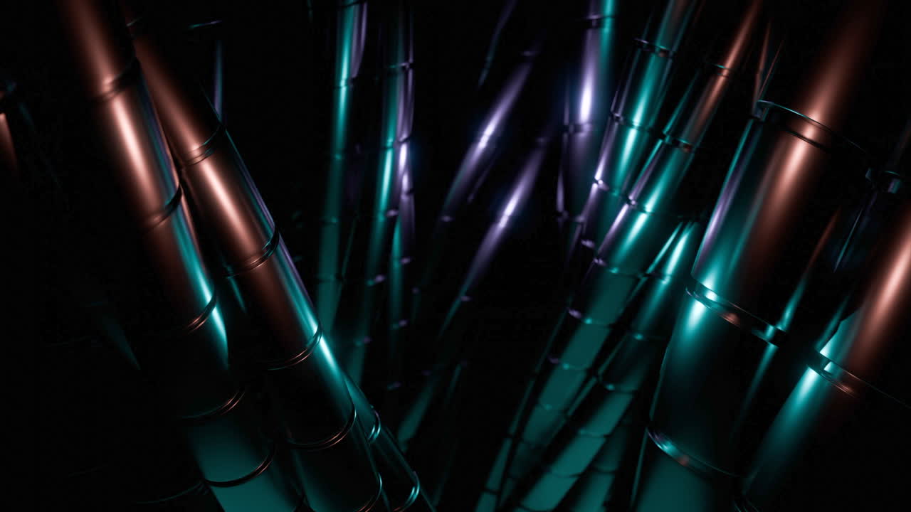 Abstract Geometric Metal Tubes