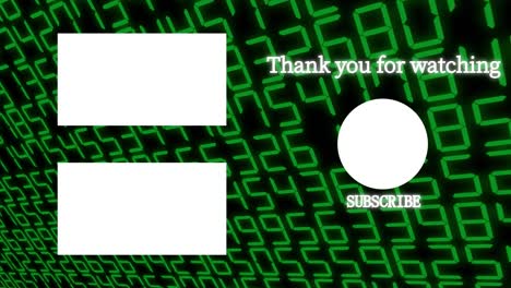 número aleatorio card de finalización pantalla de finalización gráficos de movimiento
