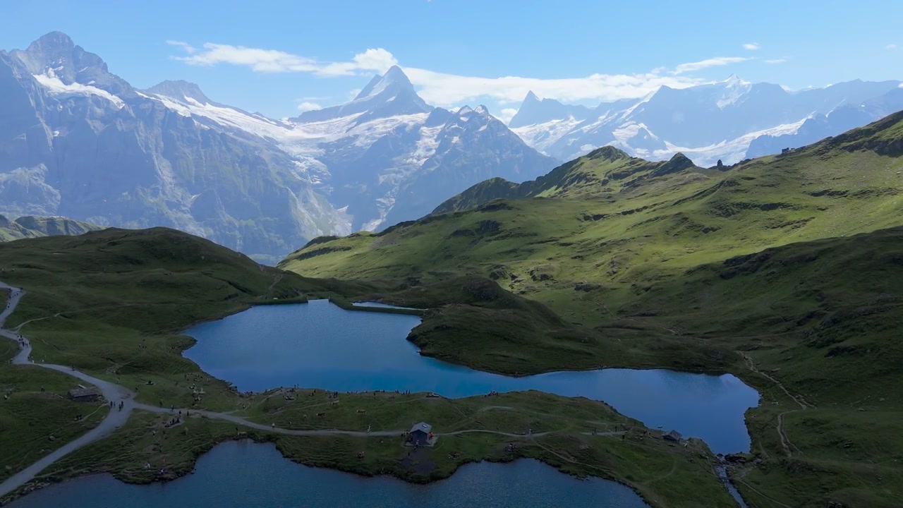 Lago a Grindelwald, Berna, Svizzera