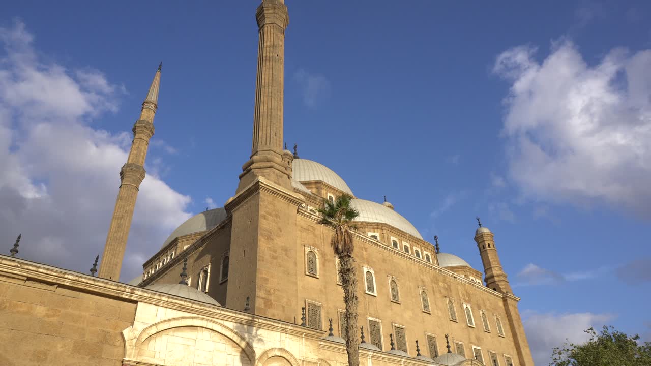 exterior de la mezquita de muhammad ali en el cairo egipto arquitectura islámica