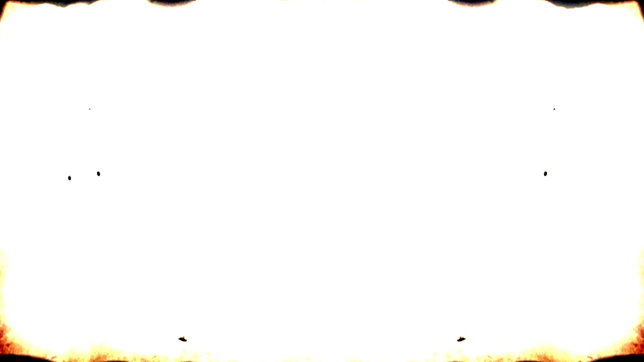 Vintage Film Frame Overlay with Burned Edges