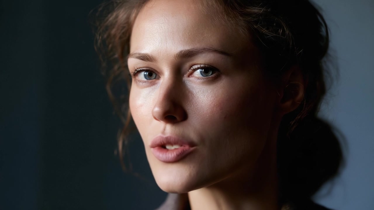 A Dramatic Exploration of Emotional Expression: A Portrait Series Capturing the Intensity and Depth of Human Connection in Two Distinct Frames