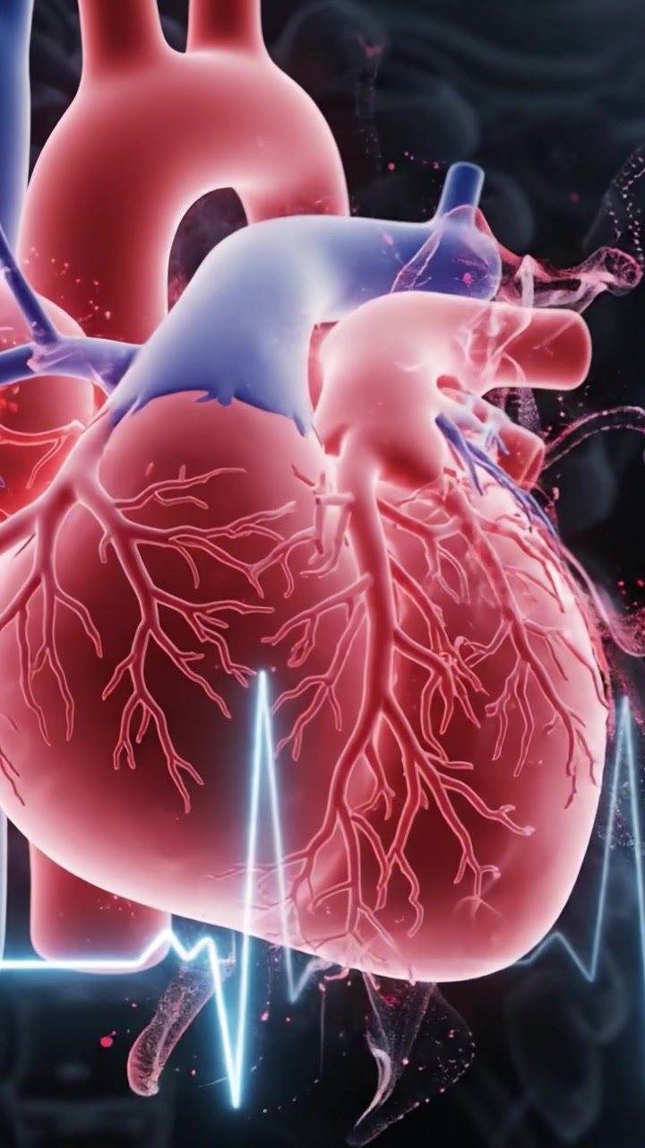 Salute del cuore: un viaggio visivo che esplora l'anatomia, la funzione e l'importanza vitale del cuore umano nelle dinamiche del sistema circolatorio.