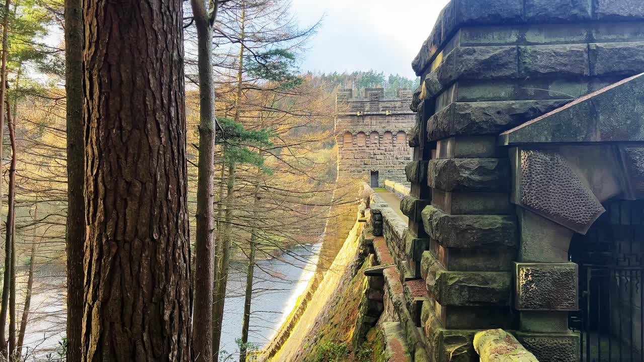 derwent & howden dam peak district 국립공원 - derwent 계곡 상부, derbyshire 북부