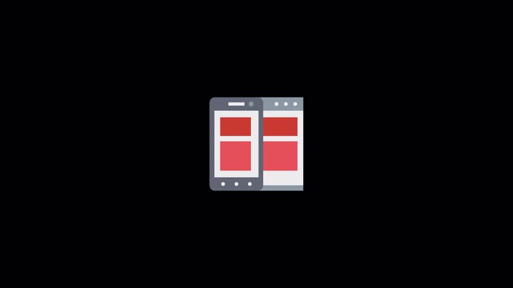 Animazione icona design adattivo Alpha