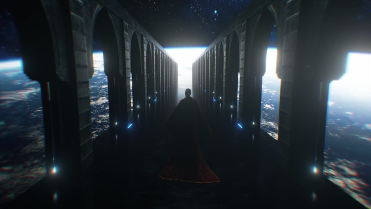 신비로운 공간 복도, 그림과 함께