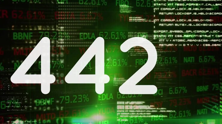 Animation of numbers changing and financial data processing