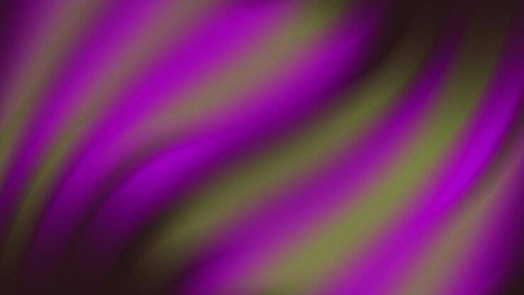 Abstract Flowing Purple and Olive Green Gradient Background