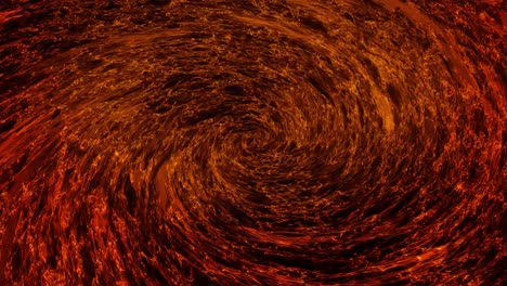 abstract spiral of lava